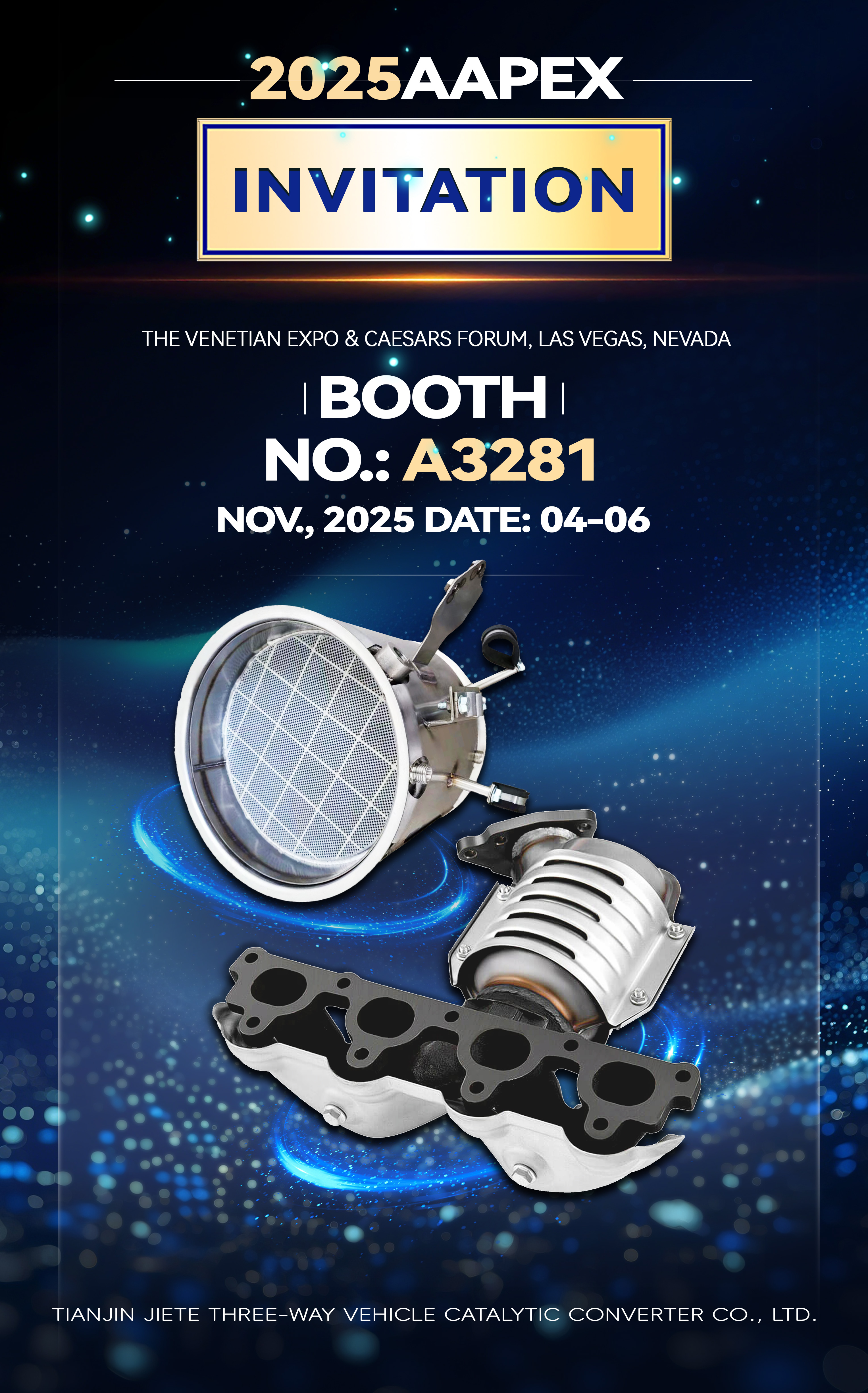 2025 AAPEX SHOW - OurBooth No. - A3281