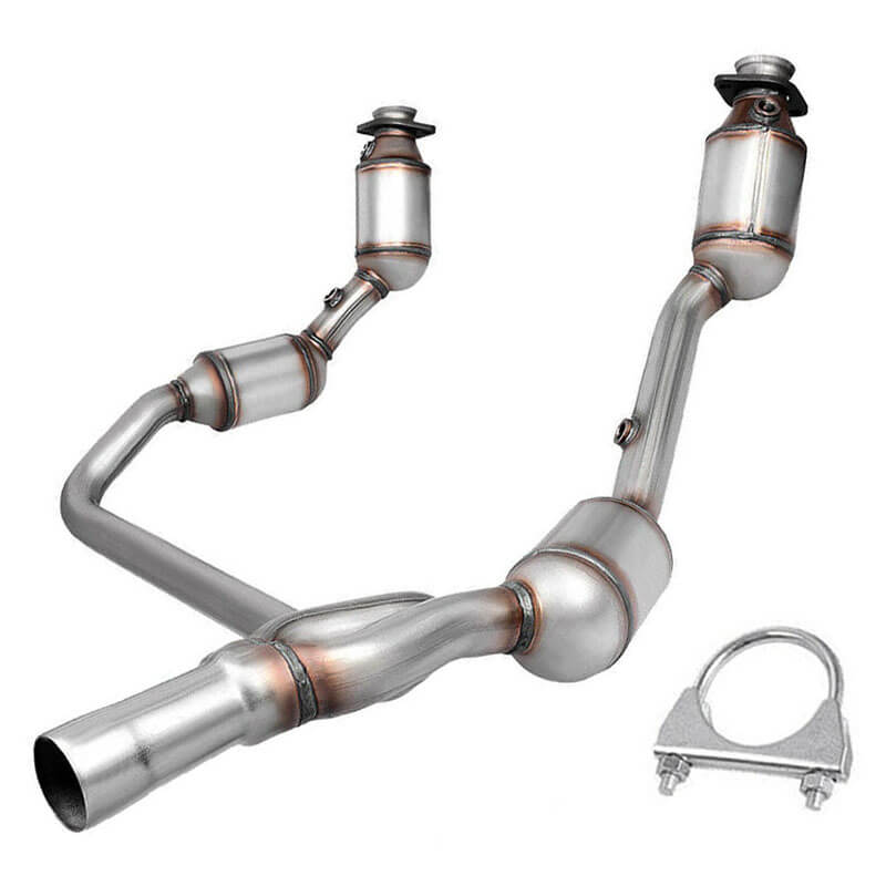 Front Y Pipe Catalytic Converter For 07-09 Jeep Wrangler JK 3.8L V6 ...